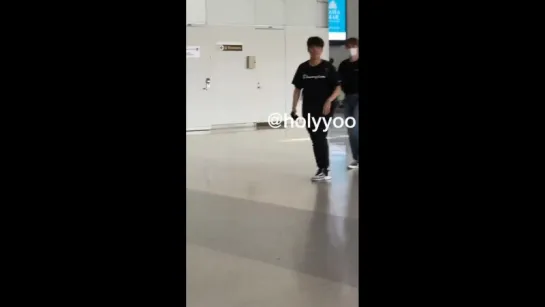 [Fancam][24.07.2018] Airport International Newark, fly to Atlanta