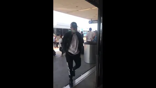 [Fancam][04.08.2018] Airport LA, fly to Monterrey