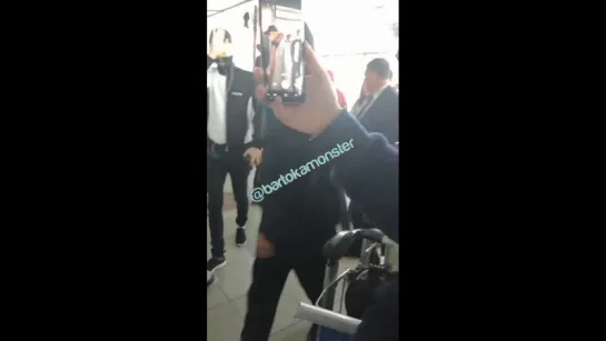 [Fancam][12.08.2018] Airport in Brazil (Sao Paulo)