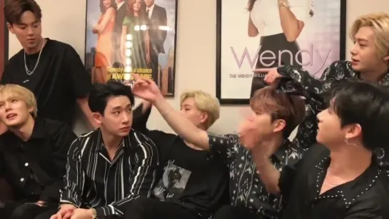 [VK][15.08.2018] Interview behind the science with  MONSTA X @ GOOD DAY LA