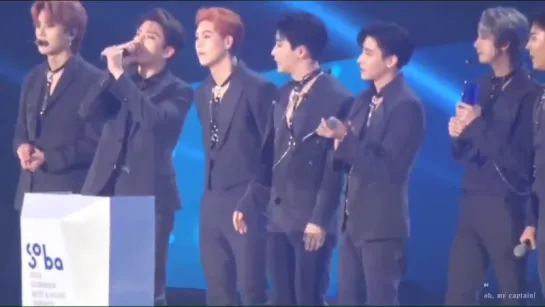 [Fancam][30.08.2018] MONSTA X -  talk @ SOBA 2018