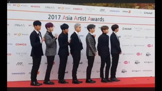 [VK][171115] Monsta X - Red Carpet (cut) @ Asia Artist Awards 2017