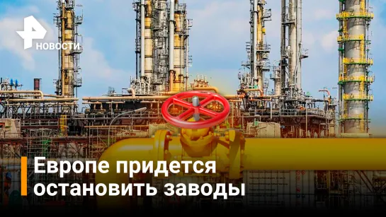 ЕС придется остановить промышленность ради отказа от газа из России / РЕН Новости