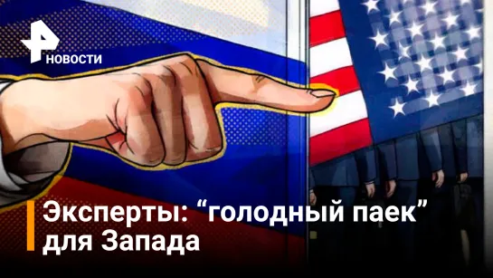 «Они будут посажены на голодный паек» - эксперты о контрсанкциях РФ в отношении Запада / РЕН Новости