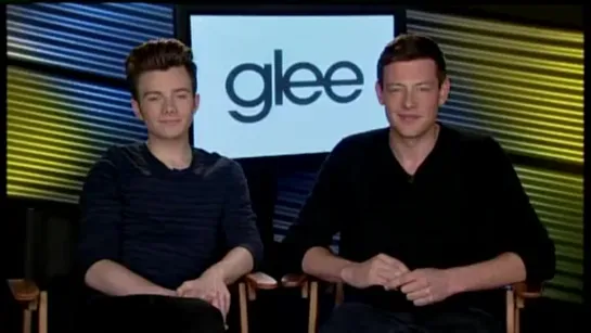 “Glee“ Stars Chris Colfer and Cory Monteith