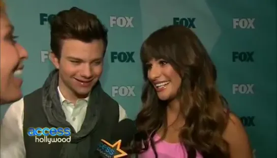 Lea Michele  Chris Colfer Talk Glee Graduation