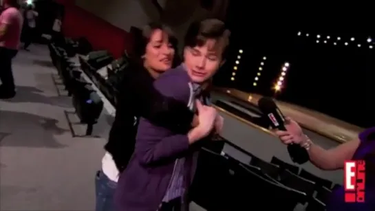 Lea tackle hugs Chris