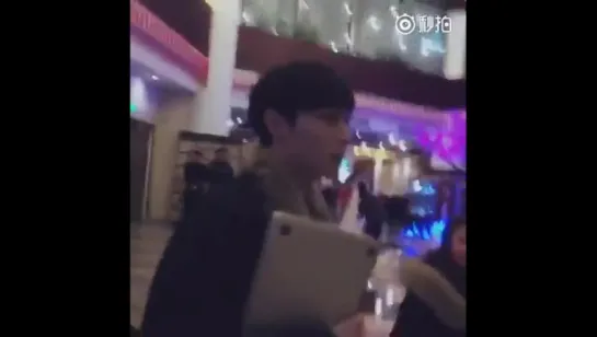 [FANCAM] 160222 EXO LAY @ "Old Nine Gates" Recording