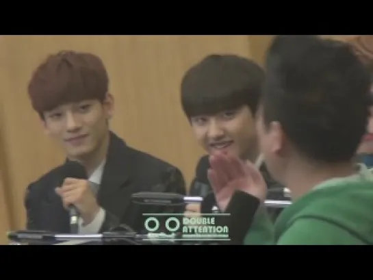 [FANCAM] 131216 D.O & Chen Focus @ Cultwo Show