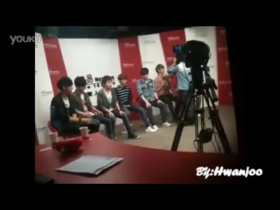 [FANCAM] 120413 EXO - M @ NetEase Before the Interview