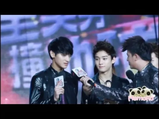 [EXO FANCAM] 120705 EXO-M Tao's message to fans