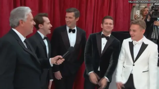 BOHEMIAN RHAPSODY cast on the Oscars 2019 All Access Red Carpet [RUS SUB]