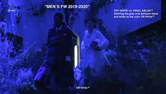 Off-White "Public Television" F/W 2019 Runway Show