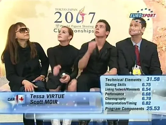 2007 ISU WC, OD - Tessa Virtue & Scott Moir (CAN)