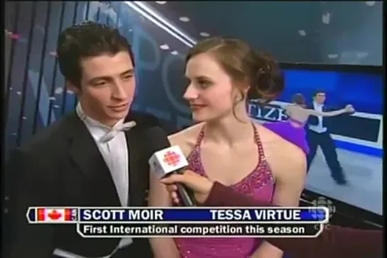 Tessa Virtue & Scott Moir - 2009 4CC Post-CD Interview