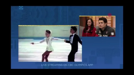 Tessa & Scott's reactions to the montage