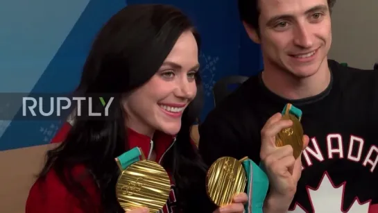 South Korea  These are the Olympic medals that we deserve - Canadas skating stars Virtue and Moir