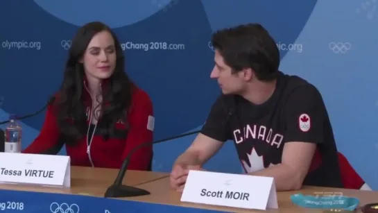 Tessa Virtue and Scott Moir Press Conference 210218