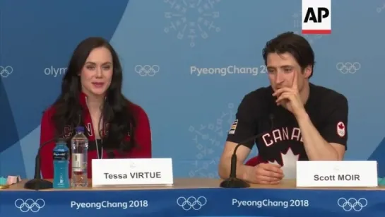 Virtue Moir AP Press Conference