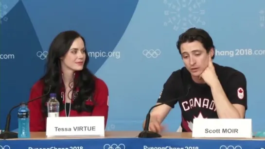 Virtue, Moir fend off relationship rumours after ice dance gold at Olympics