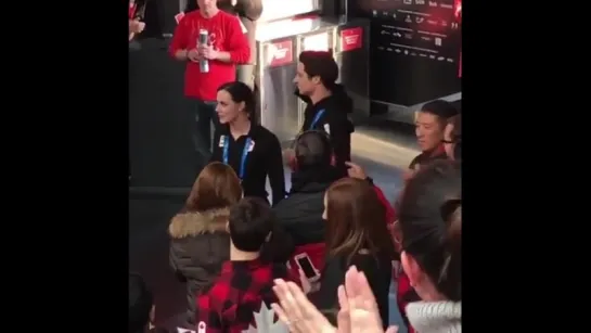 GOAT x 2! Tessa and Scott in the house.