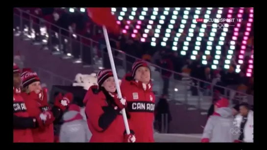 Opening ceremony Canada cut [Eurosport version]