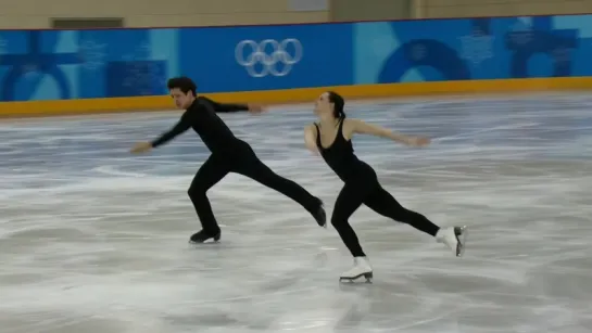 Tessa Virtue & Scott Moir - FD practice, 2-10