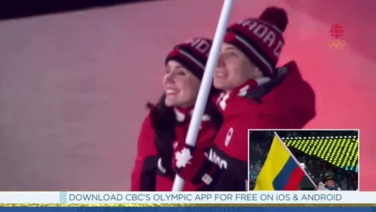 Pyeongchang 2018 - Opening Ceremony T&S and Team Canada