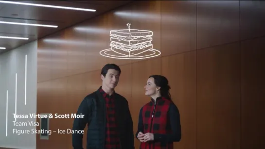 Visa Olympics ¦ Tessa Virtue  Scott Moir share their pre-competition meals