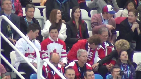 Sochi 2014 Scott Moir's parents and brothers after FD 00022