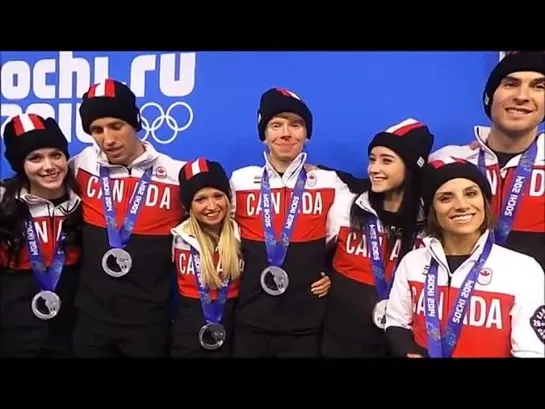 Social Cam  Canada's Figure Skaters Go Crazy for Silver