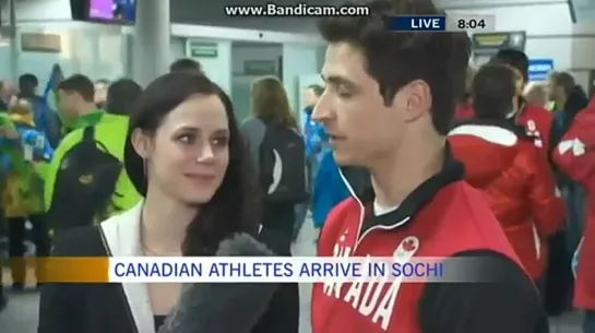 Sochi 2014 Tessa Virtue and Scott Moir Interview