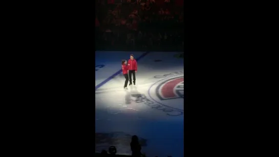 Tessa and Scott / Intermission speech / Stars on Ice 2015