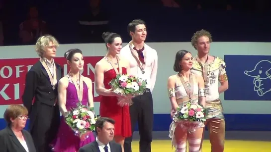 Worlds 2012 Nice Victory Ceremony - Ice Dance