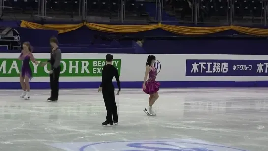 2012 Worlds Tessa VIRTUE - Scott MOIR SD Practice 1