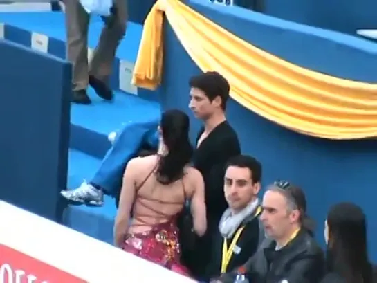 Tessa & Scott before practice