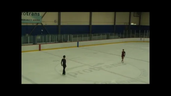 Practice FD - Tessa Virtue  Scott Moir CNTSC18 (Telecamera)