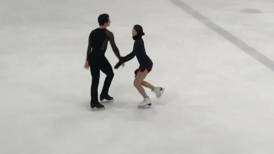 Practice FD - Tessa Virtue  Scott Moir CNTSC18