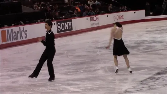 Tessa Virtue Scott Moir SD practice in Ottawa 2014