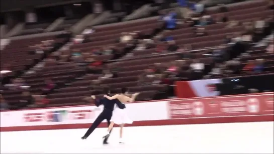 Tessa Virtue Scott Moir at practice in Ottawa 2014