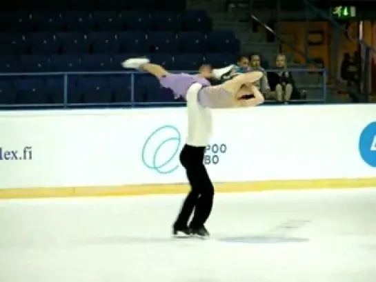 Finlandia Trophy 2013 Tessa Virtue - Scott Moir practice (FS)