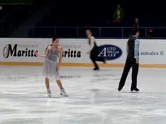 Finlandia Trophy 2013 SD practice Virtue Moir