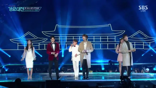 Eunji x Sejeong x Kyuhyun x Sungjae x Yoon Jongshin x Eddy Kim - Ballad Stage @ 2016 SBS Gayo Daejun 161226