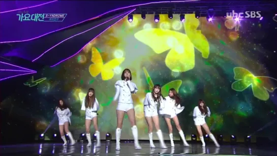 GFriend - Navillera + Rough @ 2016 SBS Gayo Daejun 161226