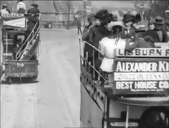 Ride on the Tramcar through Belfast (1901)