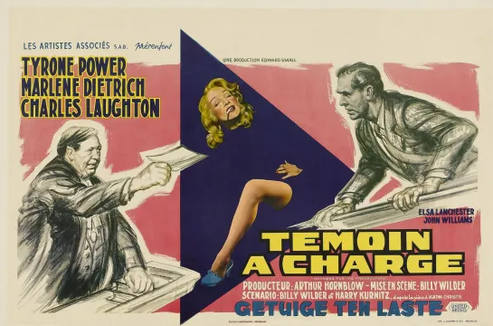 Свидетель Обвинения / США, 1957, реж. Билли Уайлдер / HD Video 1080p / Witness For The Prosecution