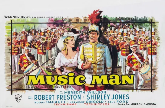 Музыкант / 1962, США, реж. Мортон ДаКоста / HD Video 1080p / The Music Man