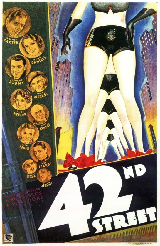 42-я улица / 1933, США, реж. Ллойд Бэйкон / HD Video 720p / 42nd Street