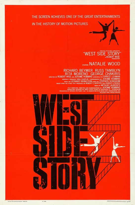 Вестсайдская История / 1961, США, реж. Джером Роббинс / HD Video 1080p / West Side Story