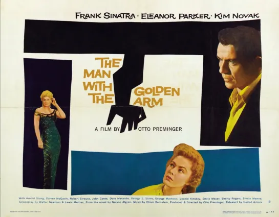 Человек C Золотой Рукой / 1955, США, реж. Отто Преминджер / HD Video 1080p / The Man with the Golden Arm